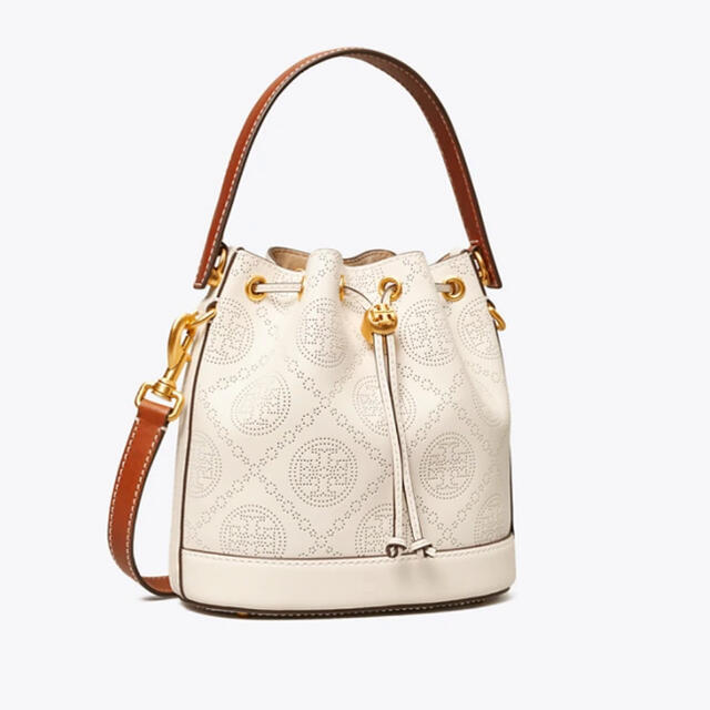 Tory Burch(トリーバーチ)のトリーバーチ　Tモノグラム　バケットバッグ レディースのバッグ(ショルダーバッグ)の商品写真