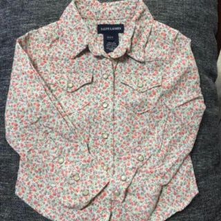 ラルフローレン(Ralph Lauren)のラルフローレン　2T 花柄　美品(カーディガン)