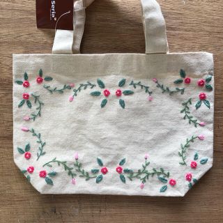 刺繍　トートバック(トートバッグ)