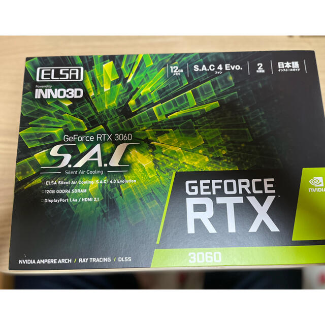 ELSA GeForce RTX3060 12GB