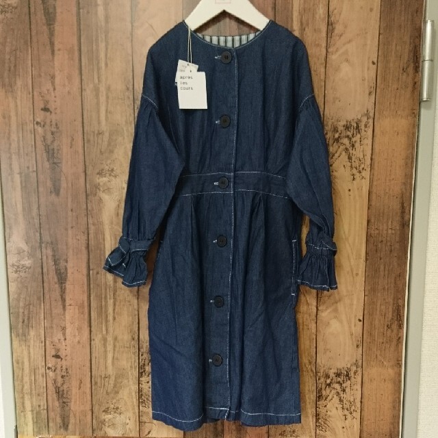 F.O.KIDS(エフオーキッズ)の新品☆ アプレレクール ワンピース 120cm デニム キッズ/ベビー/マタニティのキッズ服女の子用(90cm~)(ワンピース)の商品写真