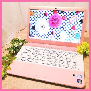 【めちゃ可愛】ミルキーピンクVAIO★カメラ★すぐ使える★Wi-Fi★初心者歓迎(ノートPC)