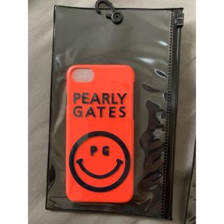 パーリーゲイツ(PEARLY GATES)のパーリーゲイツのiPhone6、7、8ケース 蛍光なピンク(iPhoneケース)