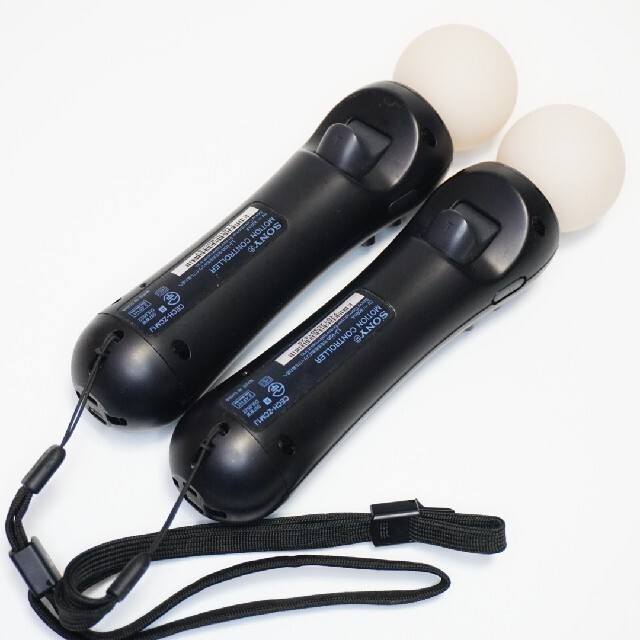 PlayStation3(プレイステーション3)のPS3 Playstation Move モーションコントローラー 2本 エンタメ/ホビーのゲームソフト/ゲーム機本体(家庭用ゲーム機本体)の商品写真