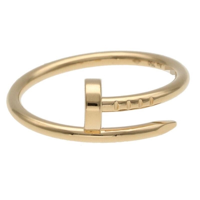 福袋セール】 Cartier 16号 K18YGジュストアンクルSMリング カルティエ