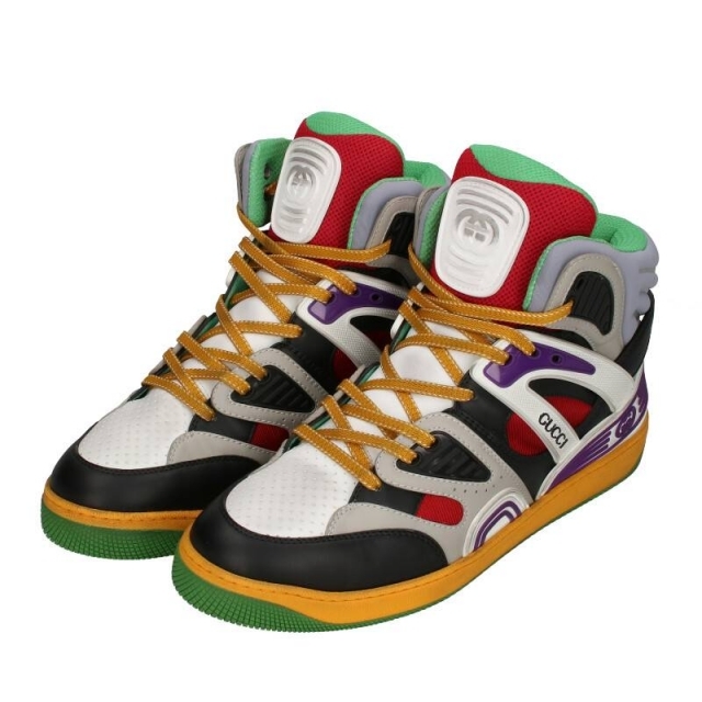 Gucci(グッチ)のグッチ インターロッキングG付きバスケットスニーカー 9 メンズの靴/シューズ(スニーカー)の商品写真