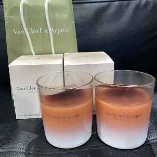 ヴァンクリーフアンドアーペル(Van Cleef & Arpels)の【VanCleef&Arpels】パフューム アロマ キャンドル 2個セット(キャンドル)