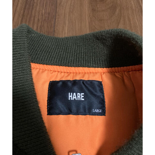 HARE(ハレ)の【HARE】ブルゾン WOOL MA-1 メンズのジャケット/アウター(ブルゾン)の商品写真