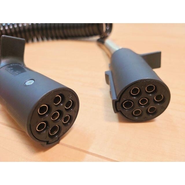 コイル式ジャンパーケーブル 7極 電源ケーブル セブンコード 新品 コイル式ジャンパーケーブル 7極 電源ケーブル セブンコード 新品