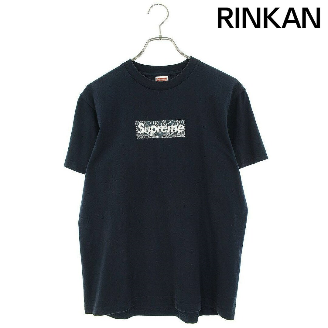 シンプルでおしゃれ Supreme 2019A/W バンダナBOXロゴTシャツ L グレー