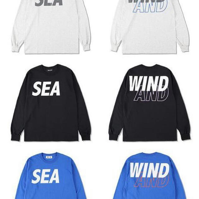 WIND AND SEA black Lサイズ