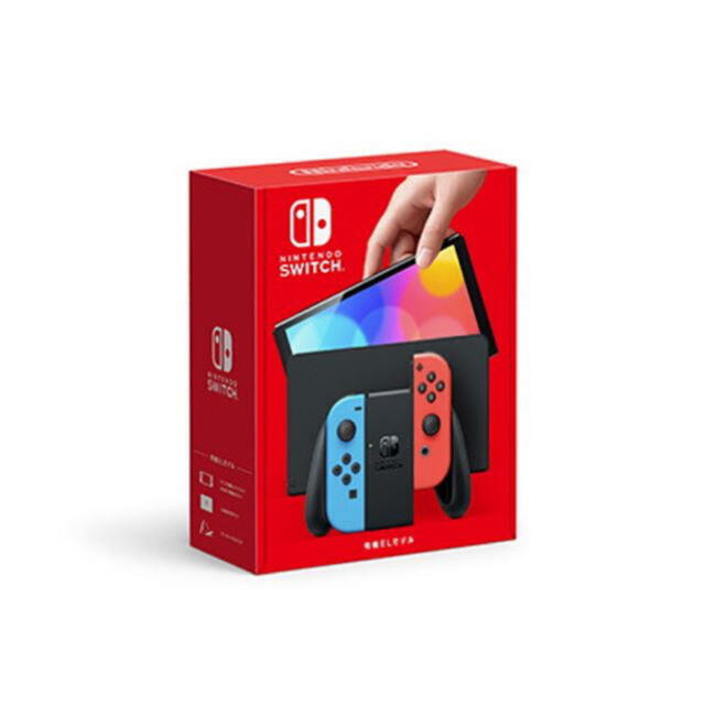 Nintendo Switch(ニンテンドースイッチ)のNintendo Switch 有機ELモデル ネオン 新品未開封 エンタメ/ホビーのゲームソフト/ゲーム機本体(家庭用ゲーム機本体)の商品写真