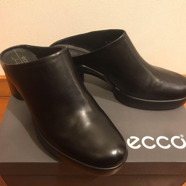 【専用】ecco フルカバー カバートゥ ミュール 黒 38