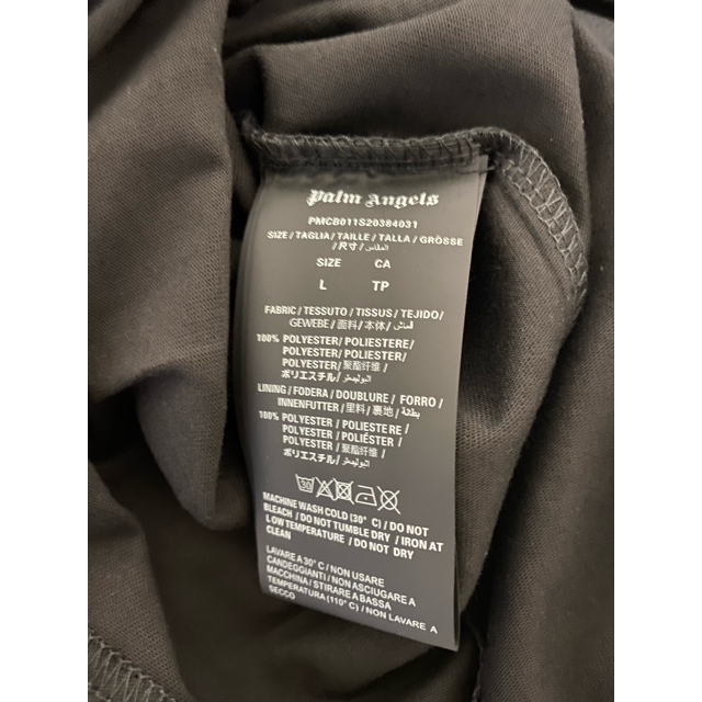 PALM(パーム)の黒 × 白 palm Angels ロゴ ロンティ オーバー サイズ L メンズのトップス(Tシャツ/カットソー(七分/長袖))の商品写真