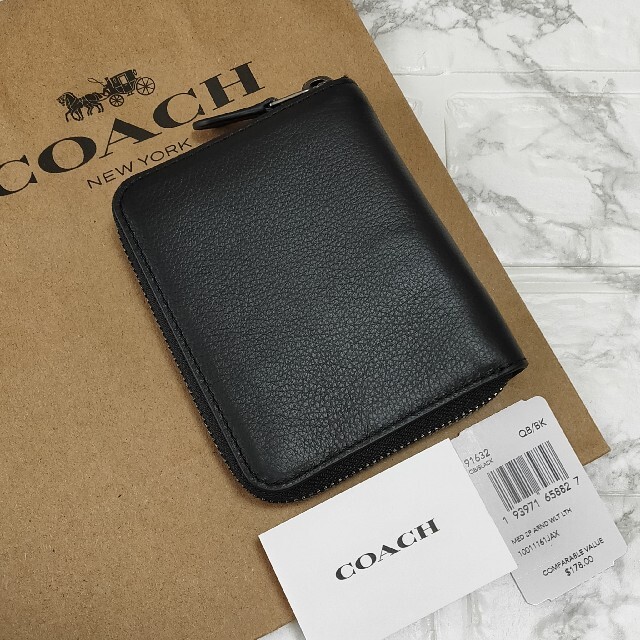 COACH　レキシー　スモールジップ　二つ折り財布