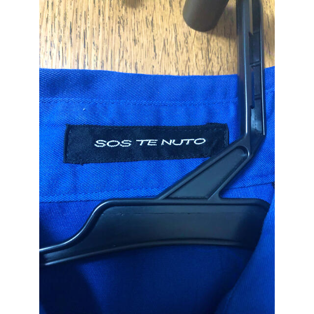 SOS TE NUTO 七分袖シャツ 青