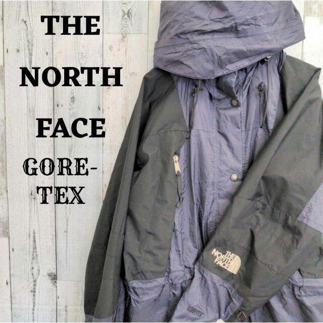 【美品】NORTH FACE マウンテンパーカー GORE‑TEX　刺繍ロゴ