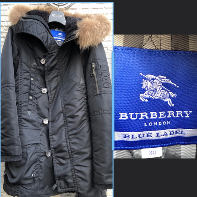 BURBERRY BLUE LABEL(バーバリーブルーレーベル)のBurberry Blue label ミリタリーコート レディースのジャケット/アウター(モッズコート)の商品写真