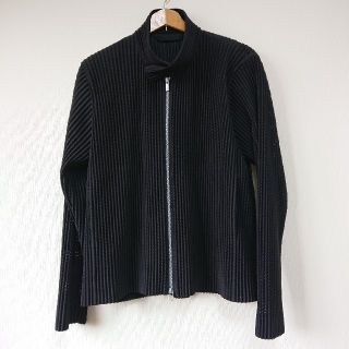 イッセイミヤケ(ISSEY MIYAKE)のse 様専用  ISSEY MIYAKE プリーツ ダブルジップジャケット(テーラードジャケット)