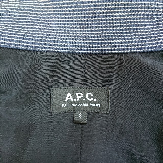 A.P.C(アーペーセー)のA.P.C. ヒッコリー ダブルジップ ジャケット メンズのジャケット/アウター(Gジャン/デニムジャケット)の商品写真