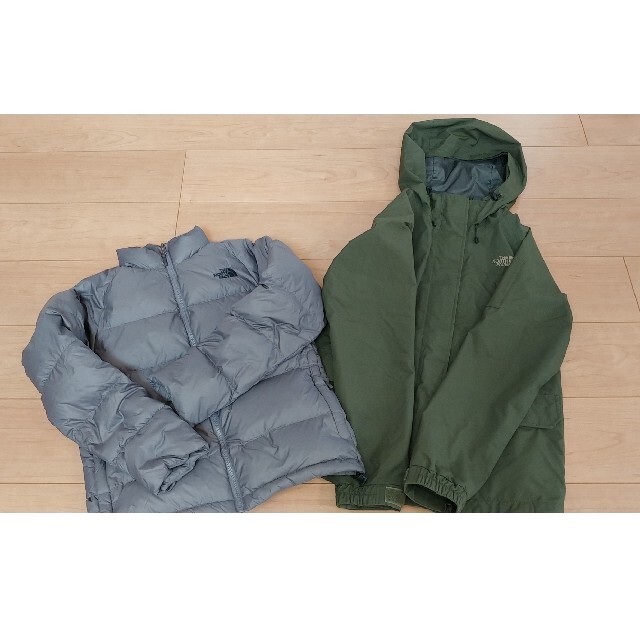 THE NORTH FACE ノースフェイス　ダウンジャケット　カーキ　3WAY