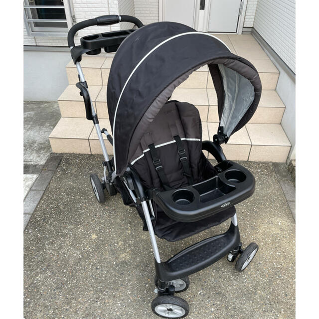 送料込み Graco (グレコ)二人乗りベビーカー オンライン販促品 外出