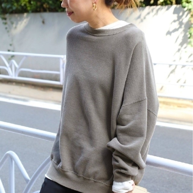 DEUXIEME CLASSE - Deuxieme Classe wear out sweat カーキの通販 by ...