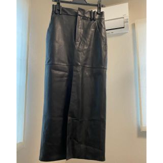 ザラ(ZARA)のZARA レザースカート タイトスカート ペンシルスカート(ロングスカート)