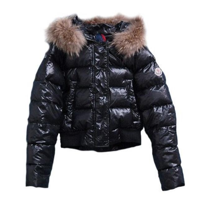 MONCLER　モンクレール　ダウン　ファー　45313/91/68950　黒