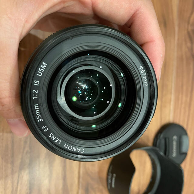 Canon(キヤノン)のEF35mm F2 IS USM 美品 スマホ/家電/カメラのカメラ(レンズ(単焦点))の商品写真