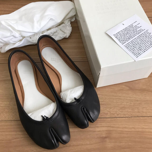 NEW限定品】 Maison Martin 足袋バレエシューズ ブラック 36 Margiela