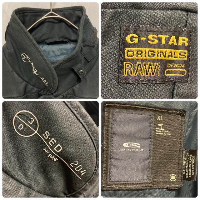 G-STAR RAW - G STAR RAW ジースター ブルゾン ジャケット ブラック XL ...