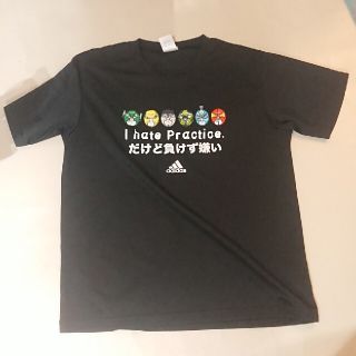 アディダス(adidas)の【Lサイズ】adidas climalite Tシャツ 黒 プロレス ブラック(Tシャツ/カットソー(半袖/袖なし))