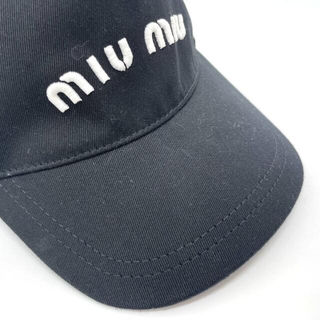 ルカリ MIUMIU ロゴキャップ リボン 美品 v9mES-m90939879681 ルキャップ