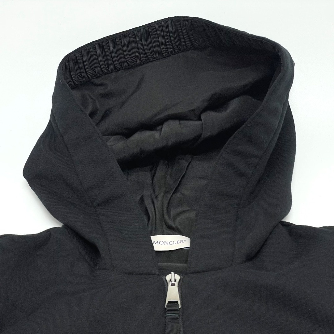 新品　モンクレール ブラック ZIPUP HOODIE パーカー  スウェット