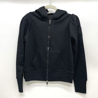 モンクレール(MONCLER)のモンクレール MONCLER スウェット MAGLIA CARDIGAN ジップパーカー ジャケット コットン ブラック 新品同様(パーカー)