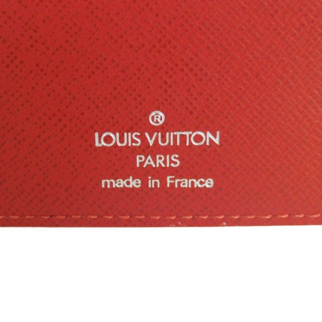 LOUIS VUITTON(ルイヴィトン)のルイ・ヴィトン アジェンダ MM 6穴式 エピ ルビー 手帳カバー R2004M メンズのファッション小物(手帳)の商品写真
