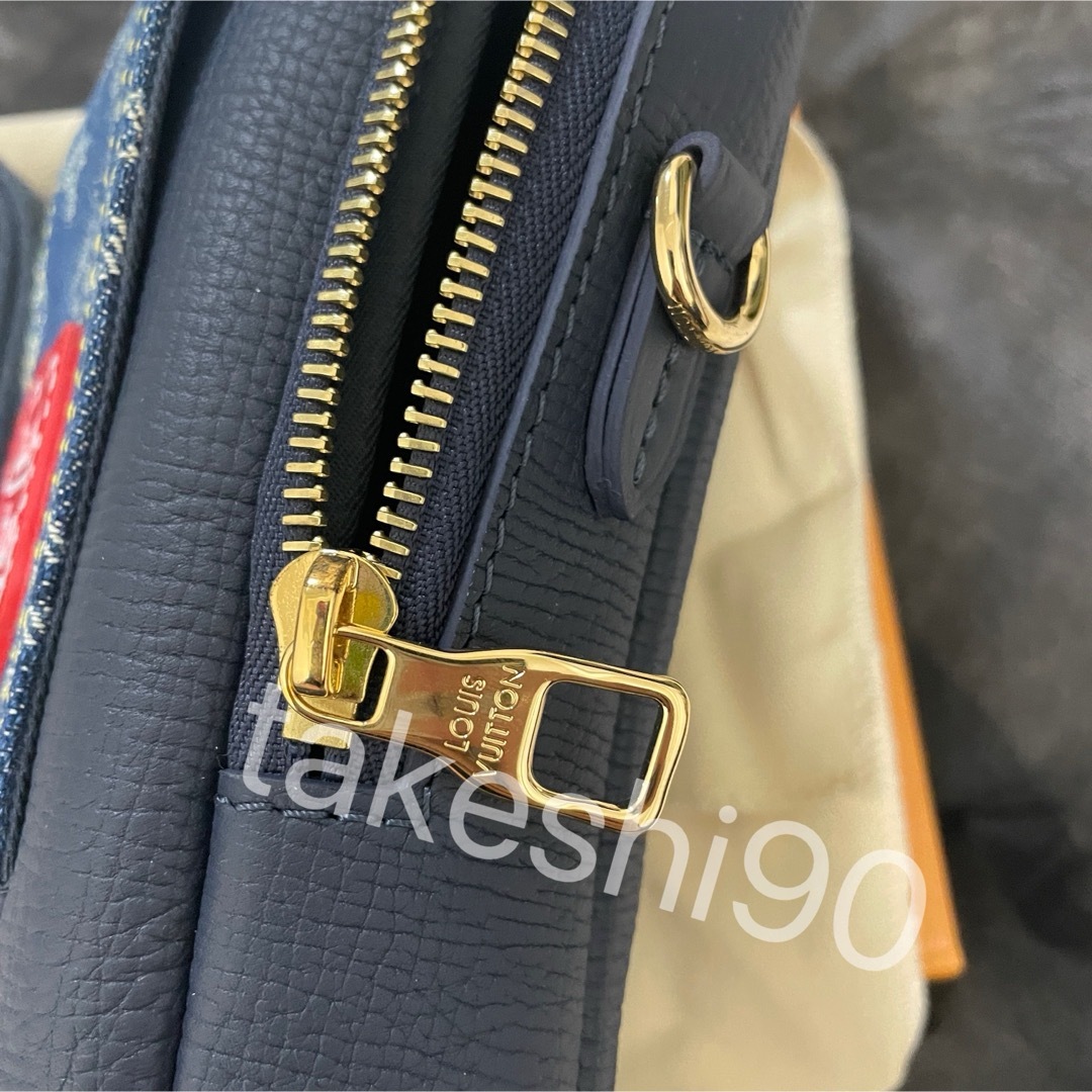 LOUIS VUITTON - LV x NIGO ダブル・フォンポーチ レシート付き LOUIS VUITTON - LV x NIGO ダブル・フォンポーチ レシート付き