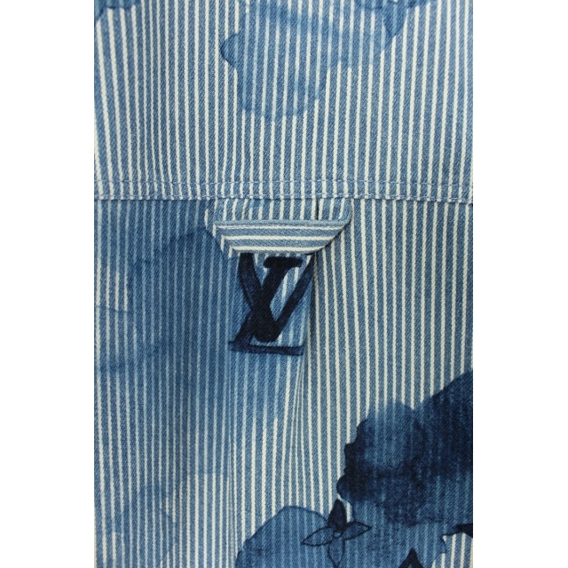 ルイヴィトンヴァージルアブロー by RINKAN｜ラクマ ストライプモノグラムワークウェアデニムコートの通販 最新品在庫
