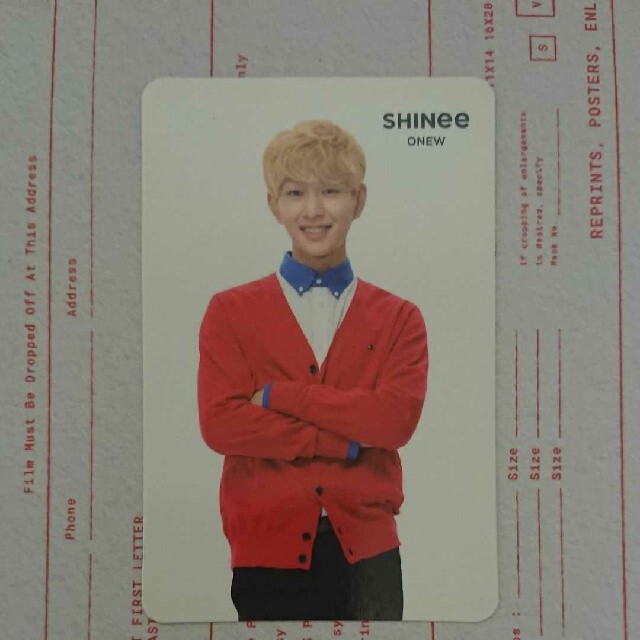 SHINee(シャイニー)のSHINee ONEW Trading Card エンタメ/ホビーのCD(K-POP/アジア)の商品写真