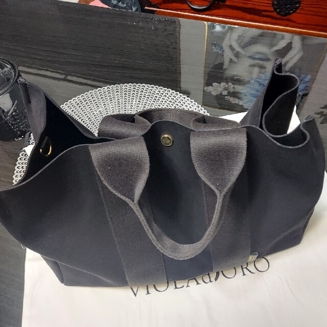 美品☆VIOLA d' ORO/ヴィオラドーロ 2Way トートバッグ トレンド 8568