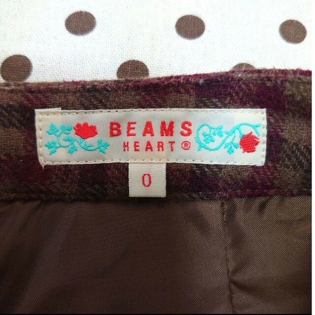 BEAMS(ビームス)のBEAMS　HEART　ビームスハート　チェック　タイトスカート レディースのスカート(ひざ丈スカート)の商品写真