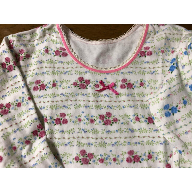 motherways(マザウェイズ)のマザウェイズの長袖インナー2枚(美品)130cm キッズ/ベビー/マタニティのキッズ服女の子用(90cm~)(下着)の商品写真