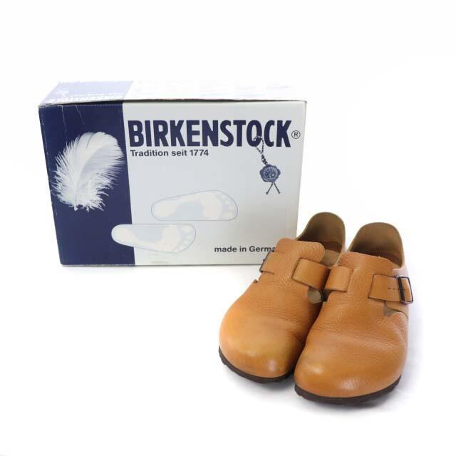 BIRKENSTOCK(ビルケンシュトック)のビルケンシュトック ロンドン  ラウンドトゥシューズ ベルクロ レザー ベージュ レディースの靴/シューズ(その他)の商品写真