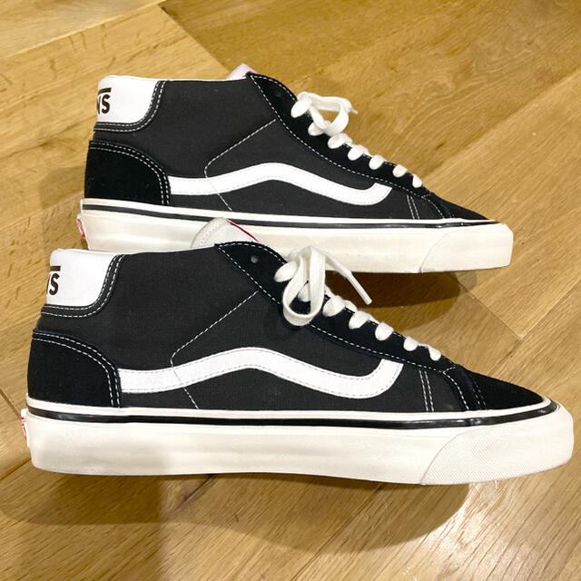 VANS / バンズ　ミッドスクール スニーカー アナハイム 黒 白 4