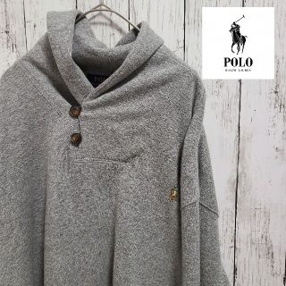 ポロラルフローレン(POLO RALPH LAUREN)の美品 古着 ラルフローレン  襟付きニット セーター 刺繍ワンポイント(ニット/セーター)