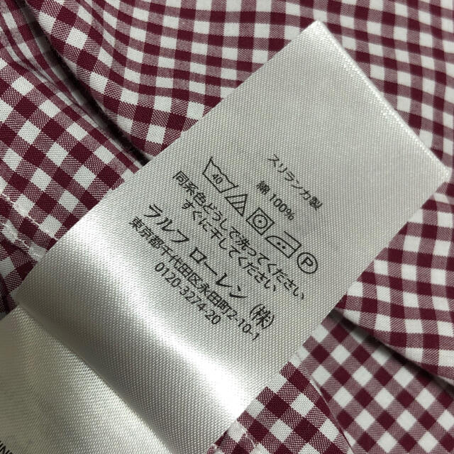 Ralph Lauren(ラルフローレン)の【美品】RALPH LAUREN 〈ラルフローレン〉ギンガムチェックシャツ レディースのトップス(シャツ/ブラウス(長袖/七分))の商品写真