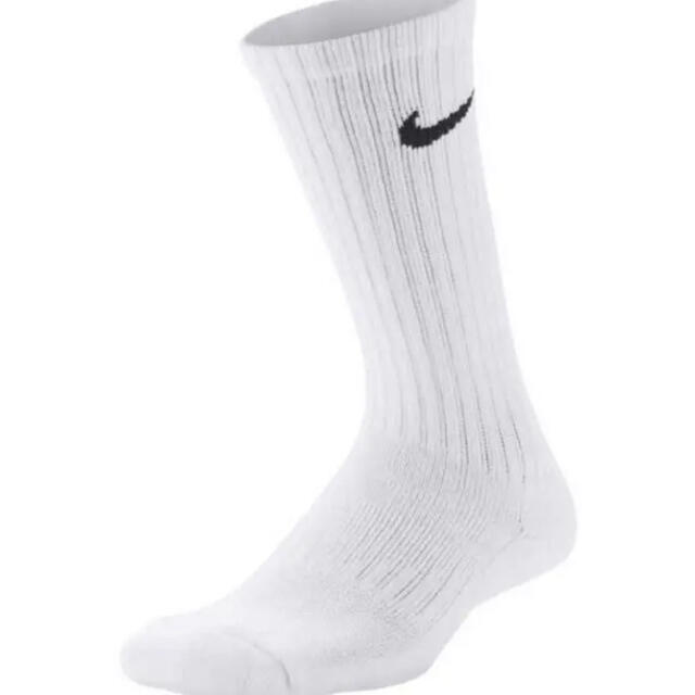 NIKE(ナイキ)の【新品】NIKE  3足 靴下 ホワイト2ブラック1 23.0〜25.0cm メンズのレッグウェア(ソックス)の商品写真