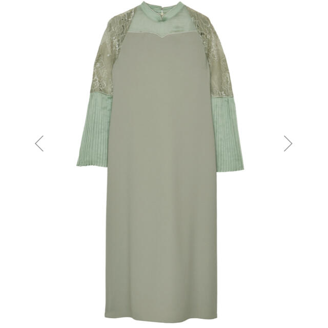 ロングワンピース/マキシワンピースPIAO LIANG LACE DRESS ameri vintage グリーン