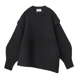 clane 2WAY SLANT KNIT TOPS サイズ1(ニット/セーター)